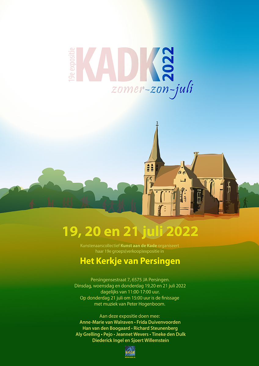 Poster expositie Persingen - KADK - 19-21 juli 2022